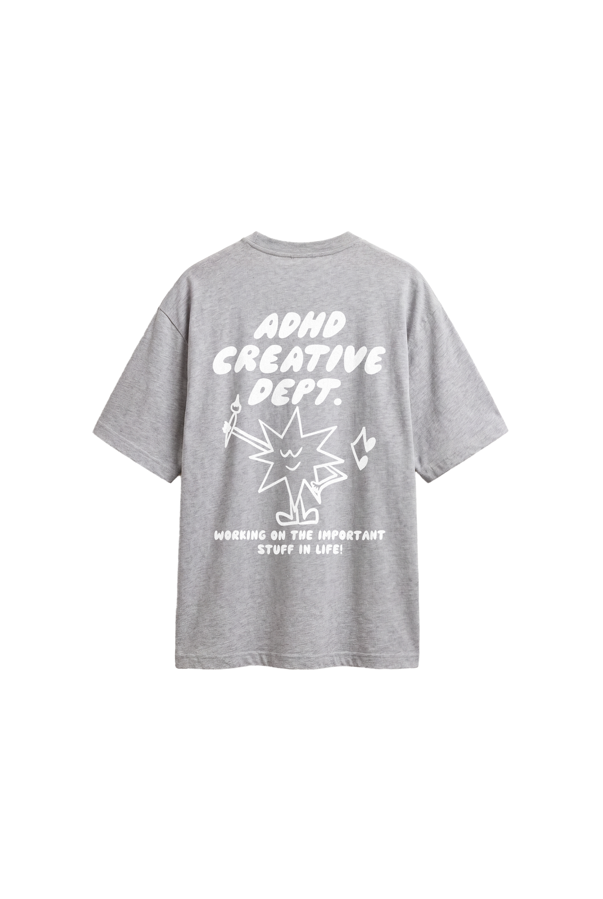 ADHD Creative Dept - Mens Oversized T-shirt — back