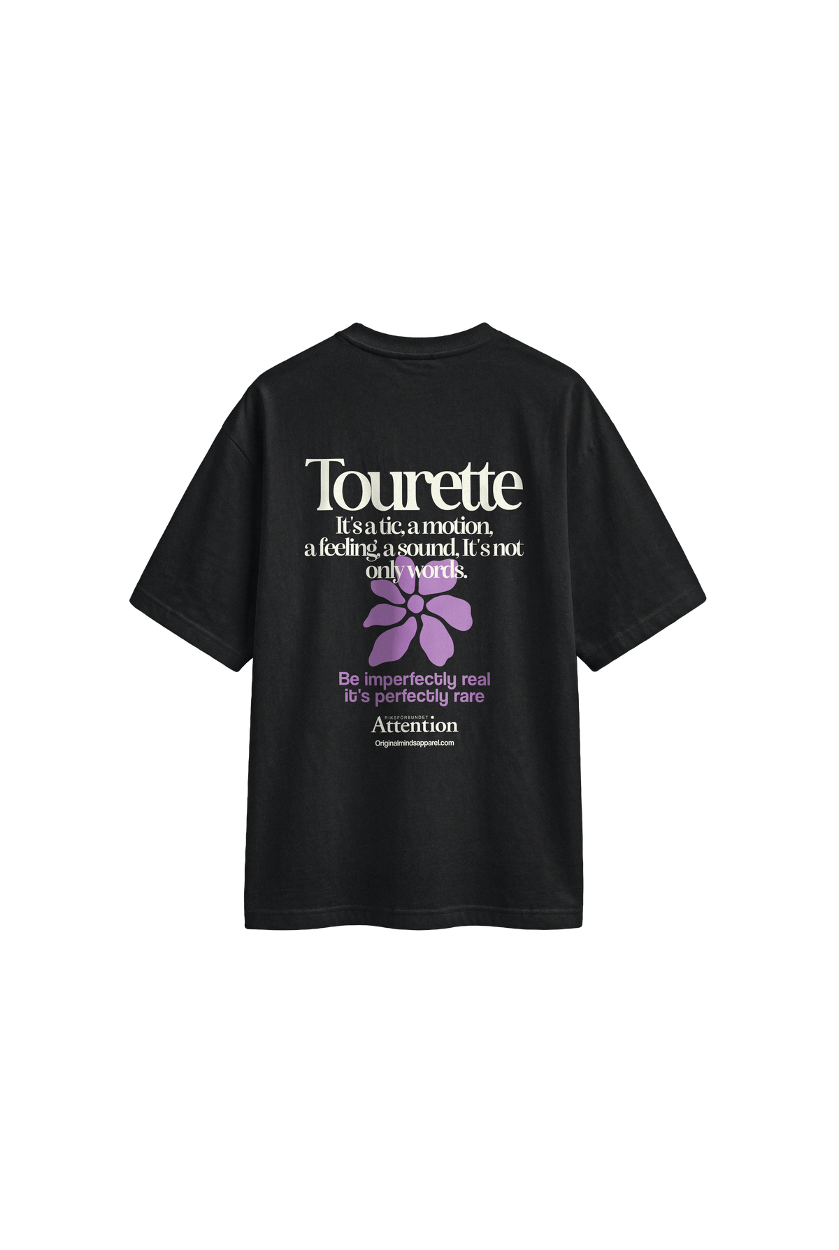 Attention Tourette - Men's T-Shirt Oversized Fit back