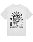 Divine Fearless Autism Dad - Men’s T-shirt boxy fit — back