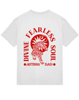 Divine Fearless Autism Dad - Men’s T-shirt boxy fit — back