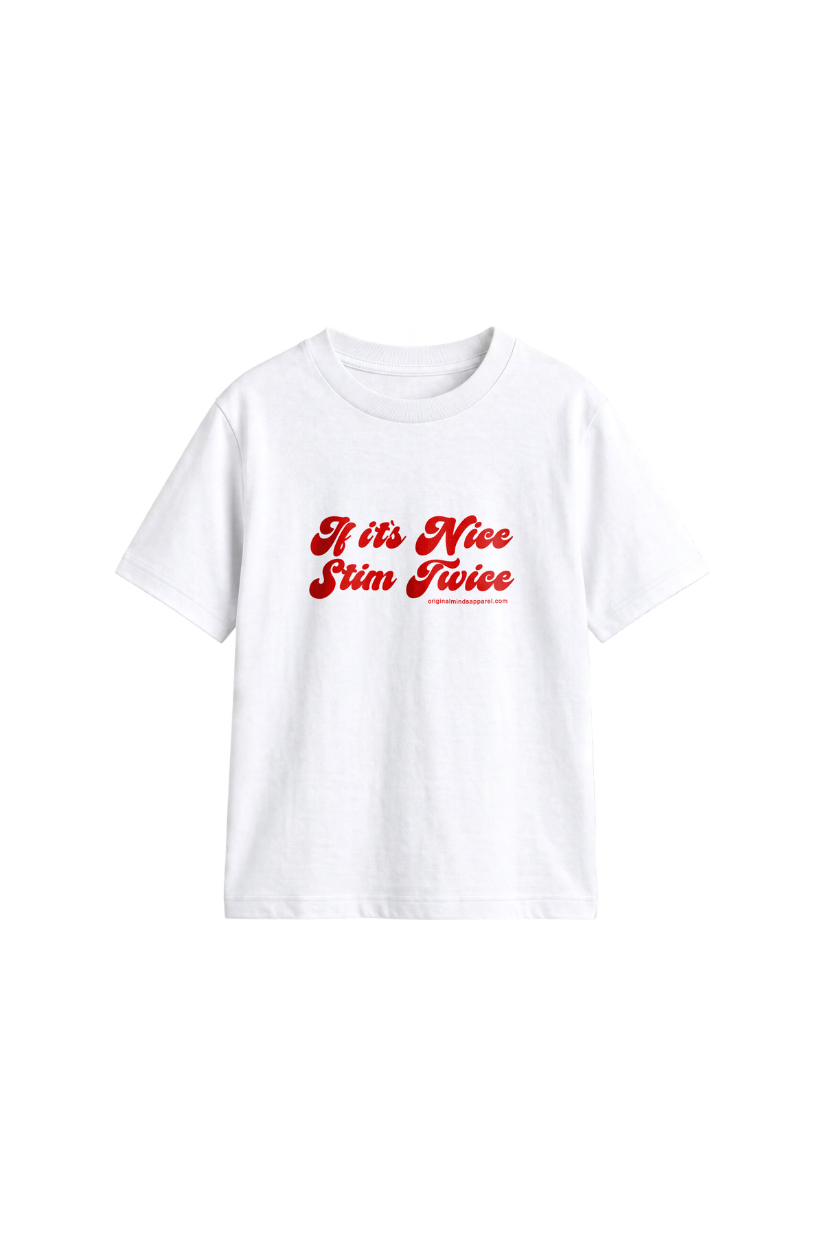 If it's nice, stim twice - kids tee