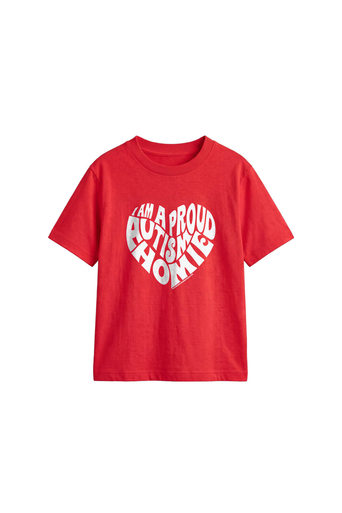 Proud Autism Homie - Kids T-shirt Bright Red — front