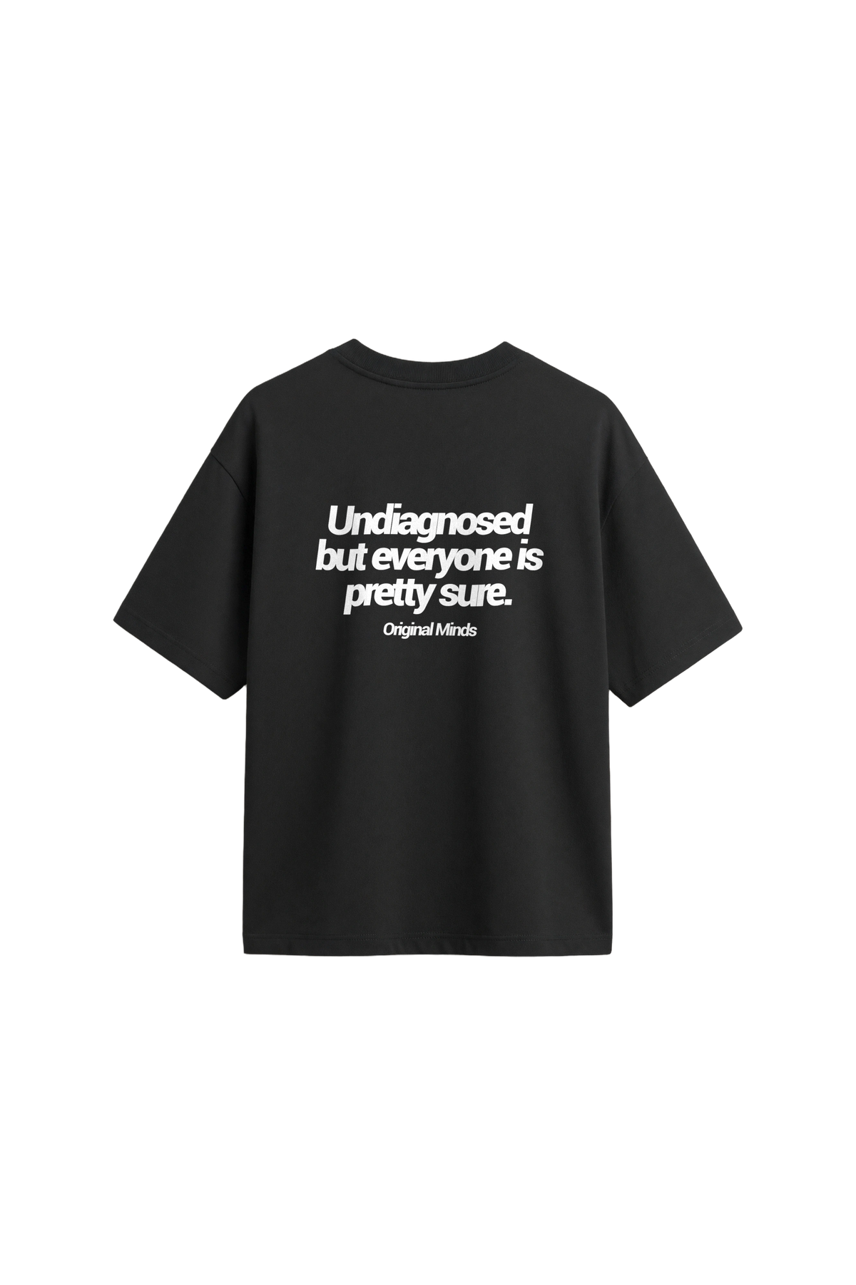 Undiagnosed - Women's T-shirt Oversized Fit · Off black · back