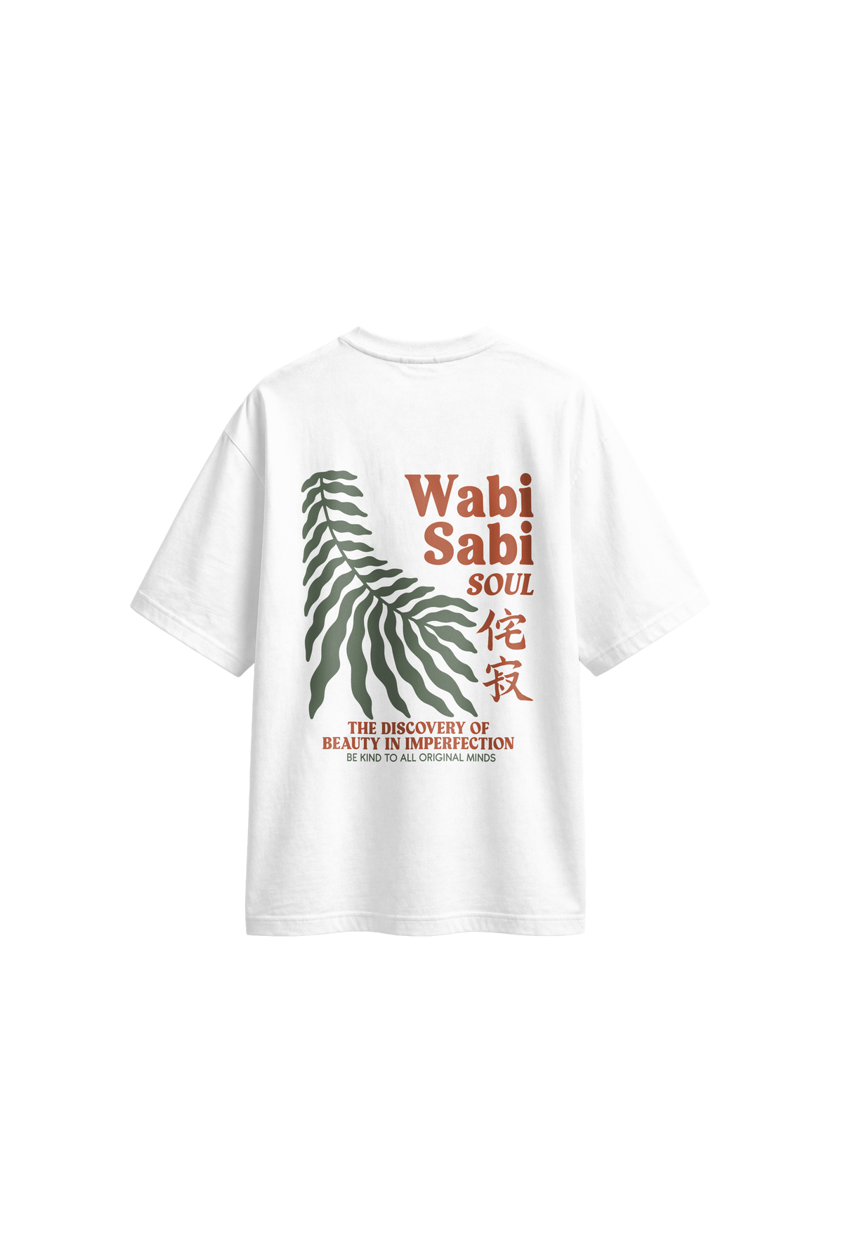 Wabi Sabi Soul - Men's T-Shirt Oversized Fit back