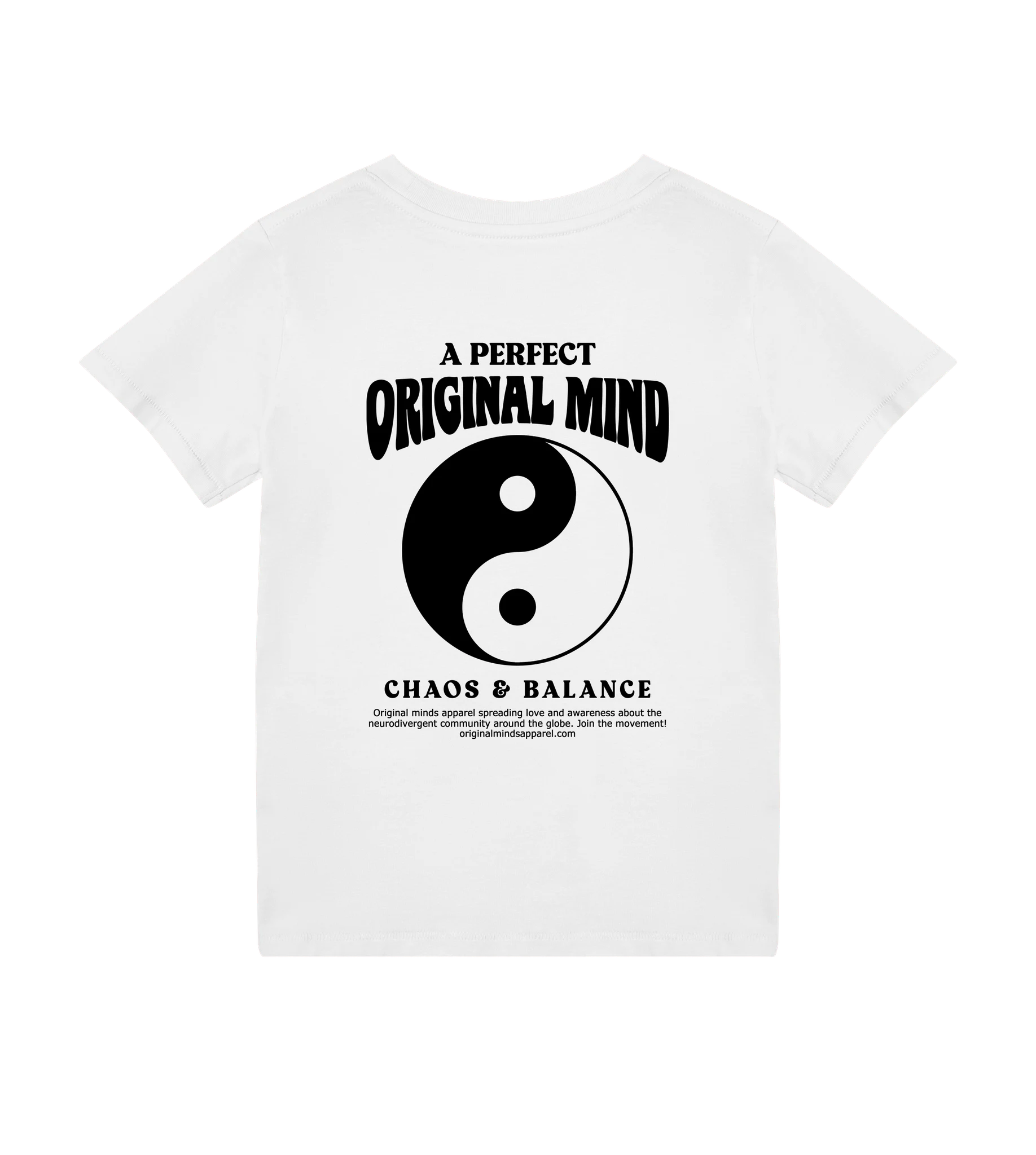 A Perfect Original Mind - Kids T-shirt — back