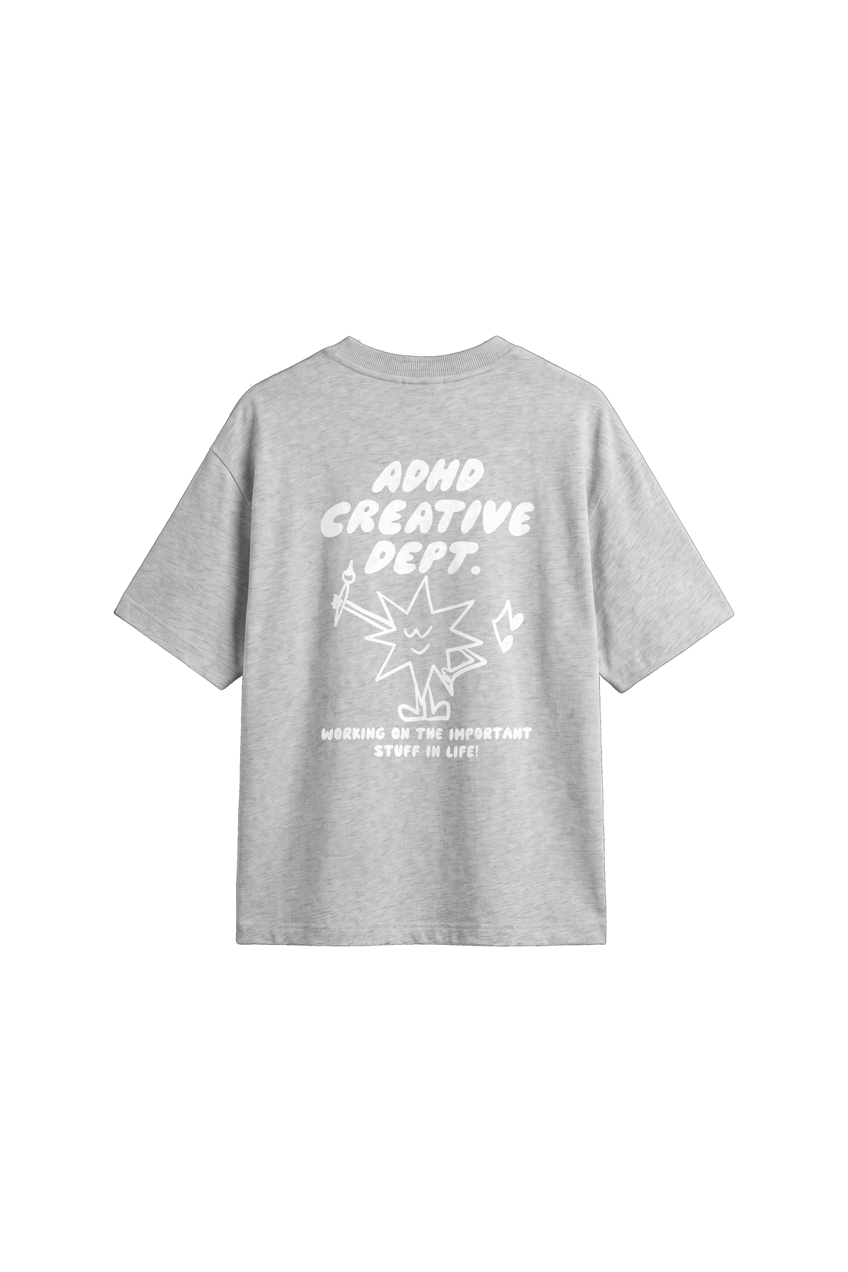 ADHD Creative Dept - Womens T-shirt Loose Fit — back
