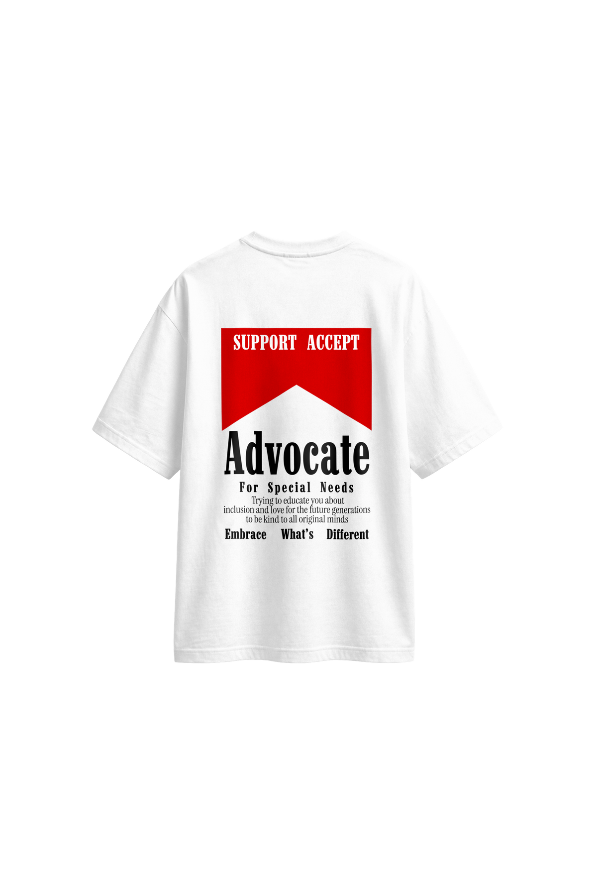 Advocate - Men's T-Shirt Oversized Fit back