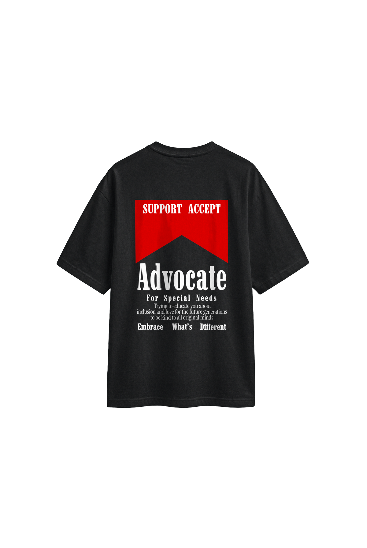 Advocate - Men's T-Shirt Oversized Fit back