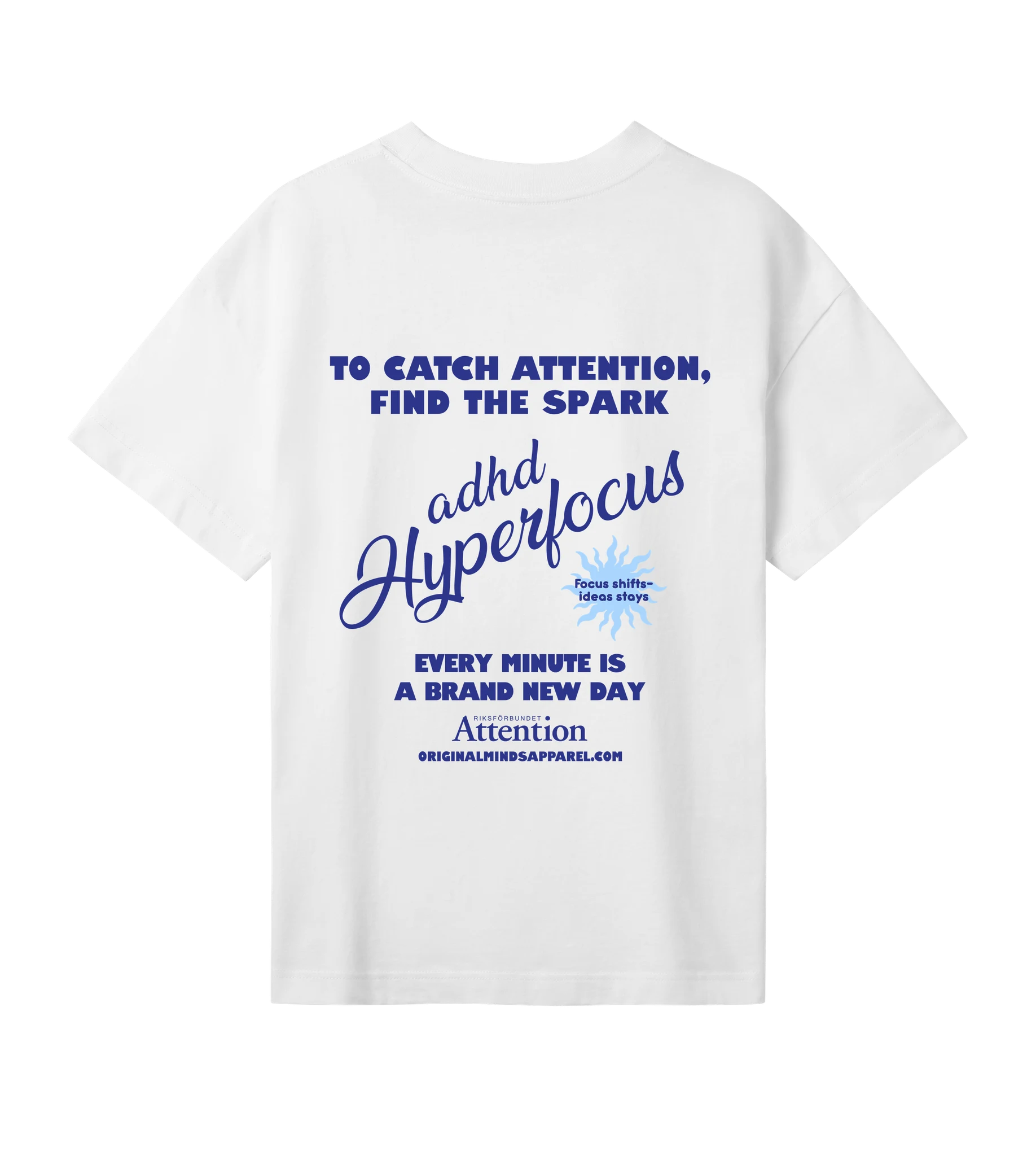 Attention adhd - Women’s T-shirt oversized fit — back