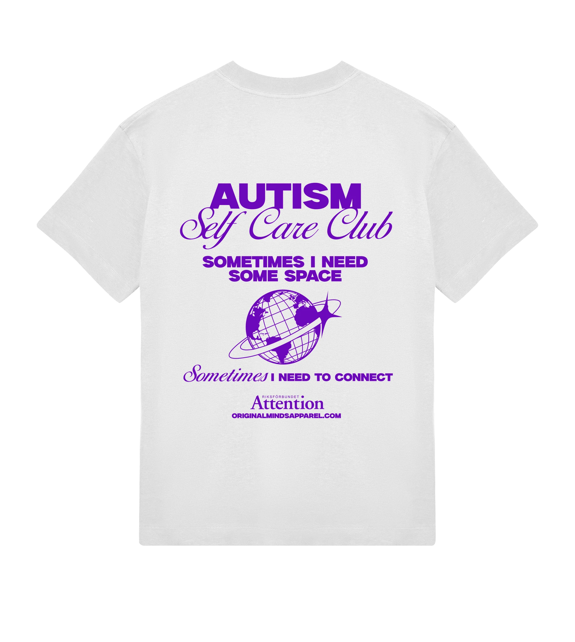 Attention Autism -  Men’s T-shirt boxy fit — back