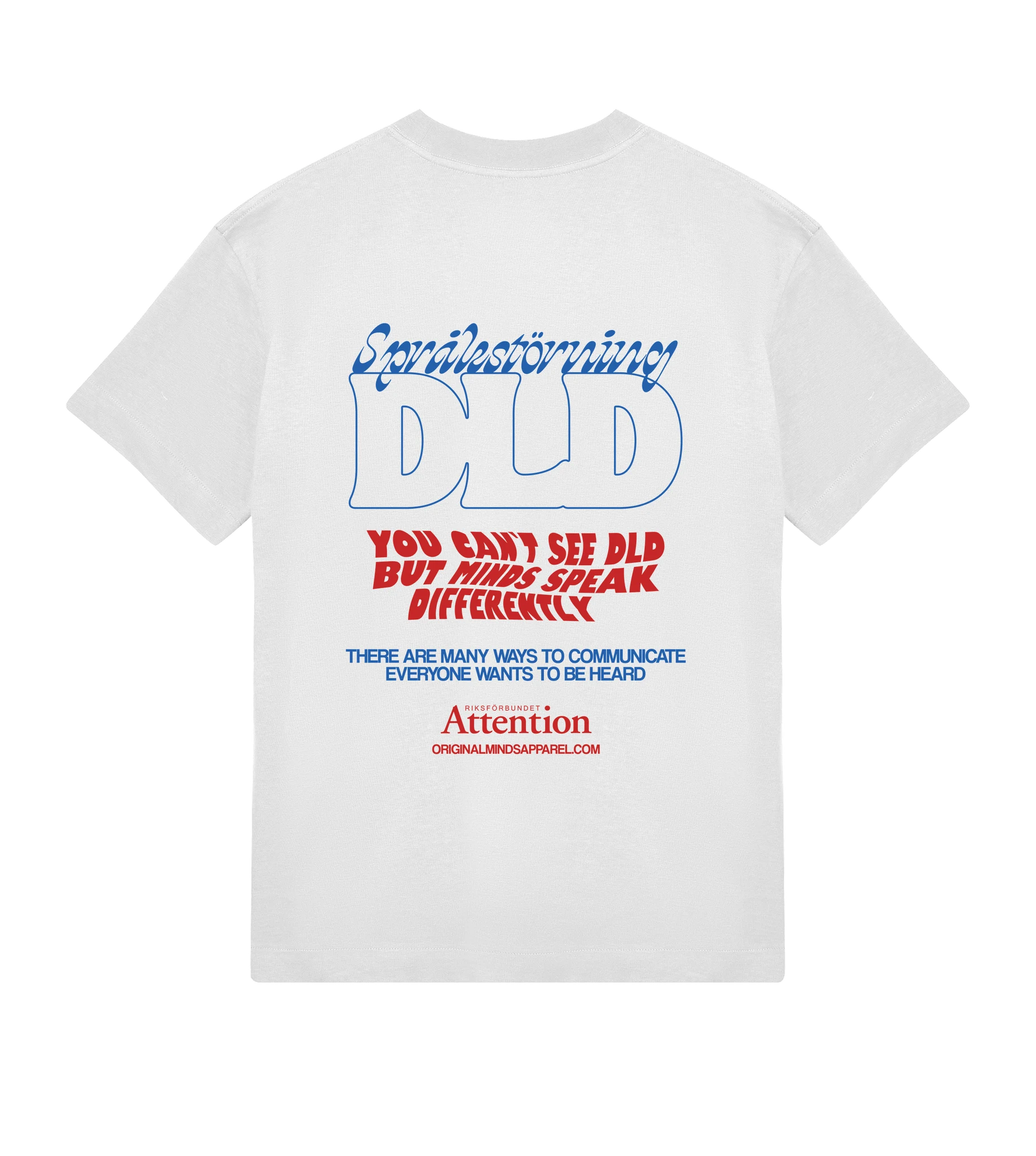 Attention DLD -  Men’s T-shirt boxy fit — back