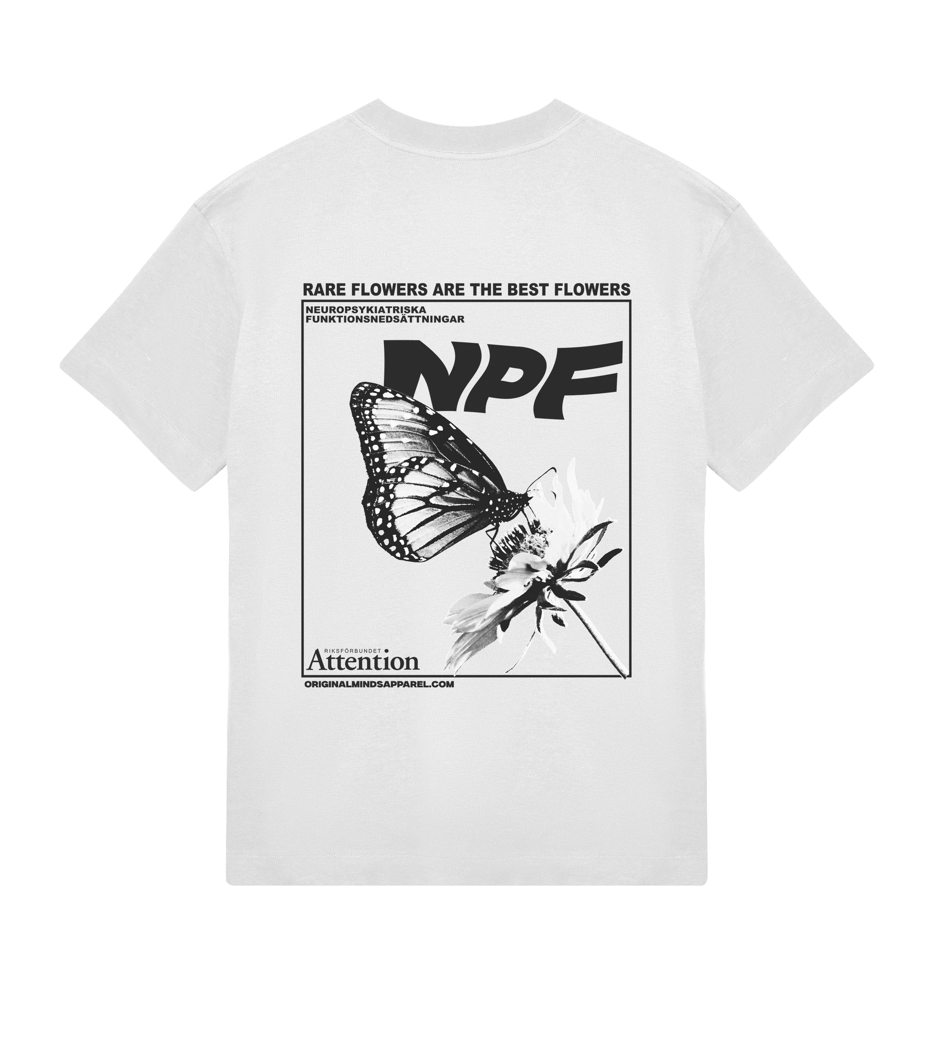 Attention NPF -  Men’s T-shirt boxy fit — back