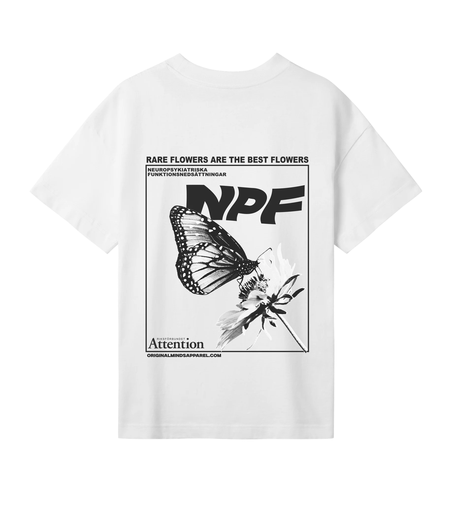 Attention NPF - Women’s T-shirt oversized fit — back