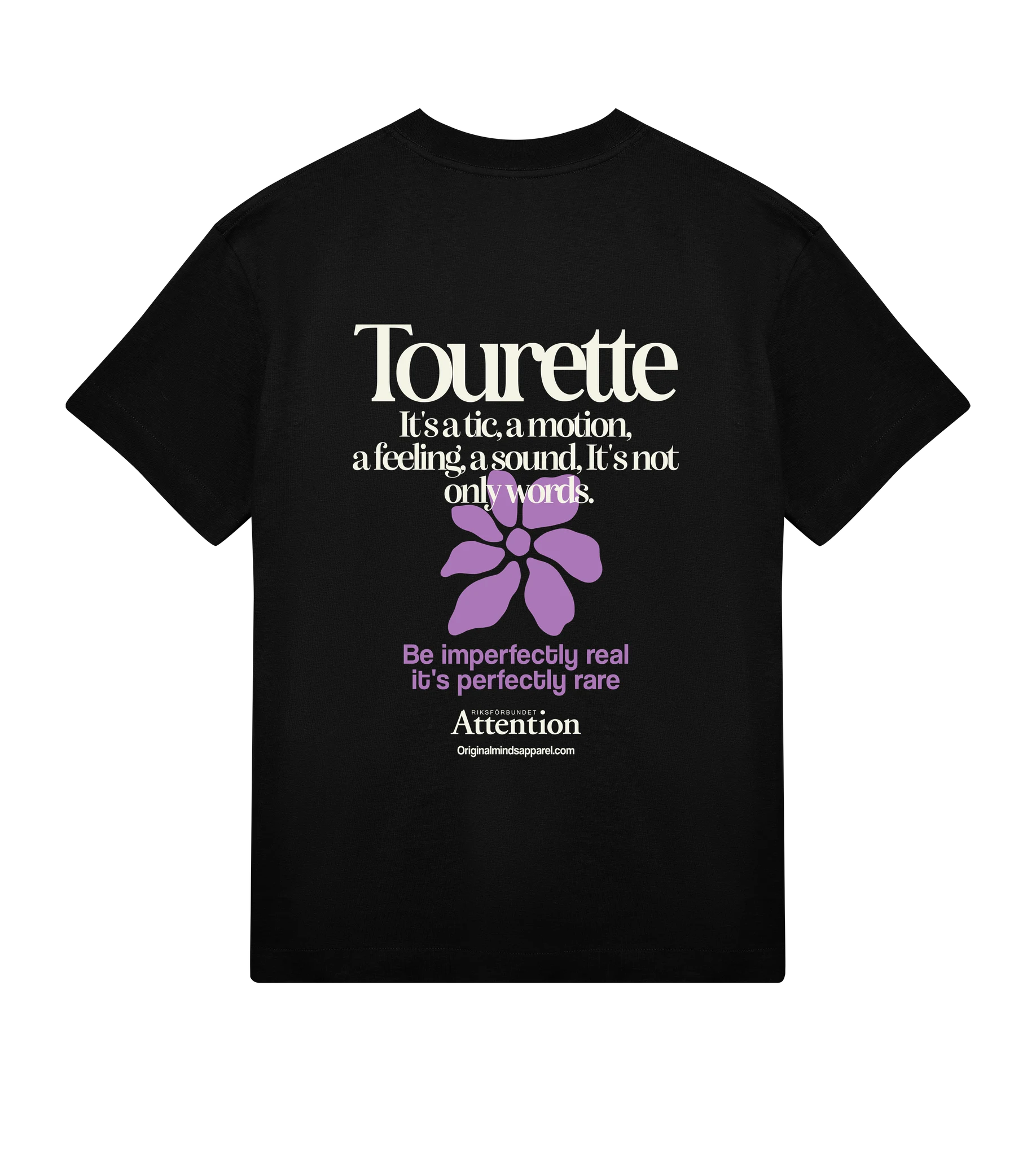 Attention Tourette -  Men’s T-shirt boxy fit — back