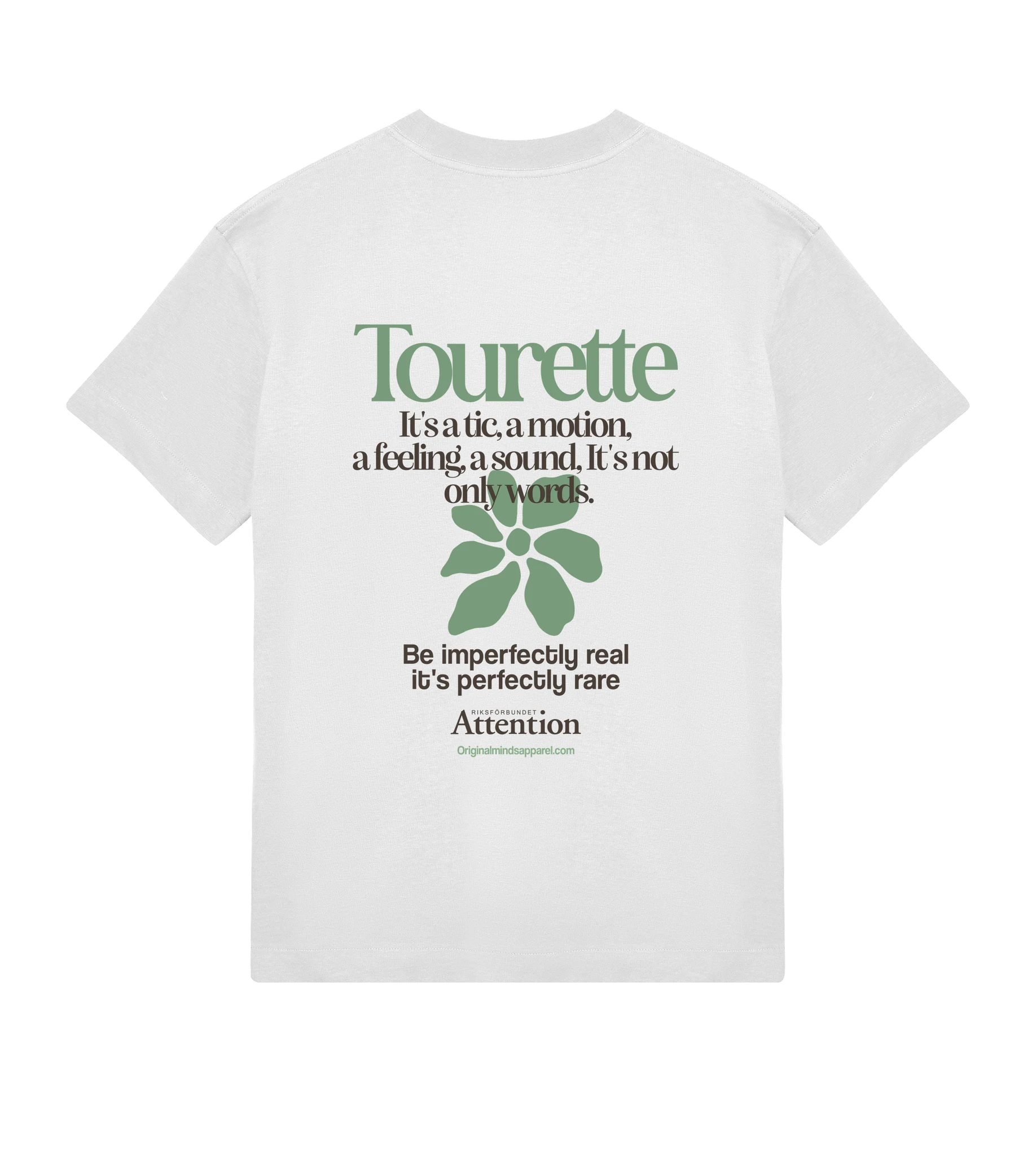 Attention Tourette -  Men’s T-shirt boxy fit — back