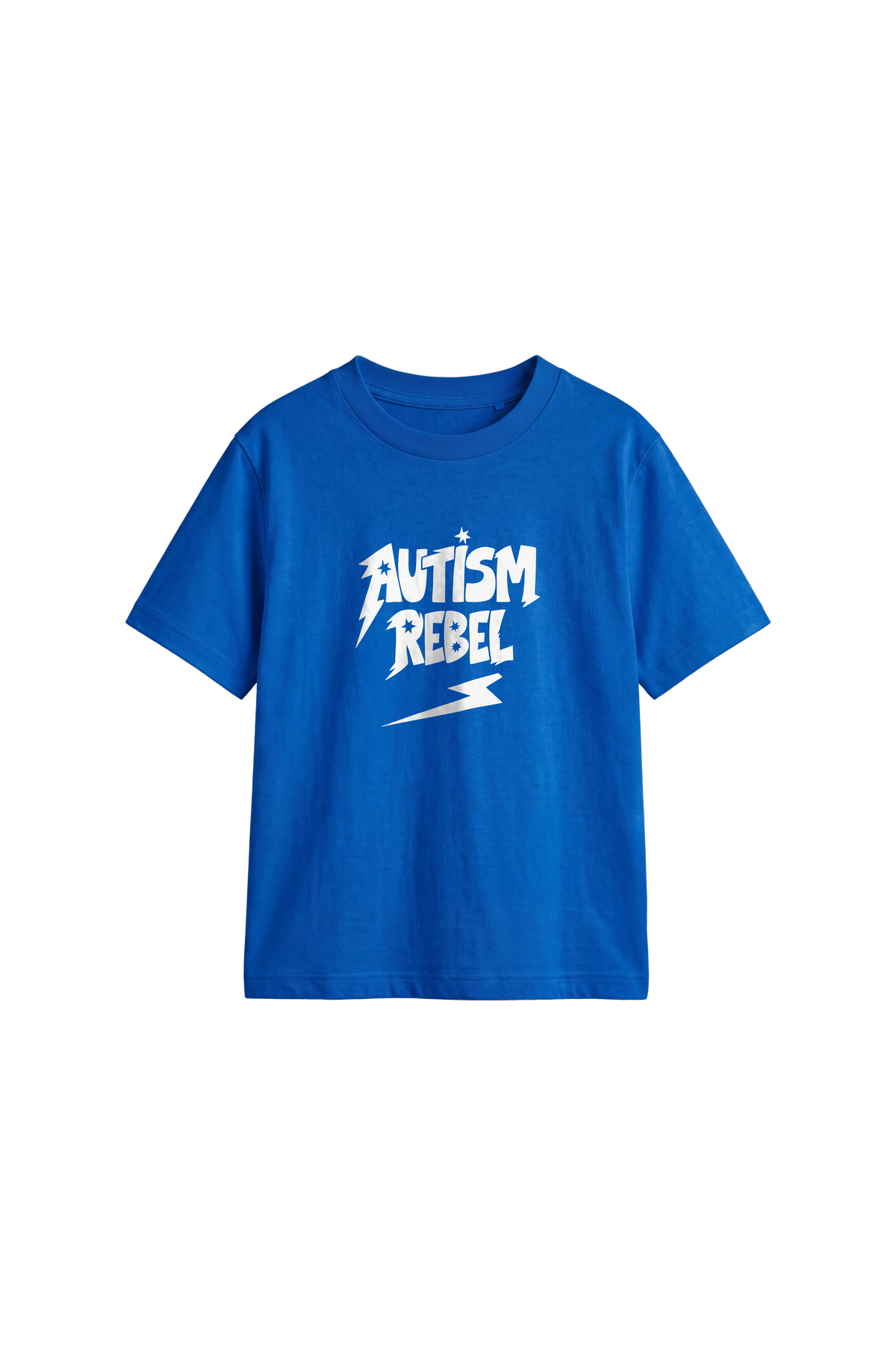 Autism Rebel - Kids T-shirt Bright Royal — front