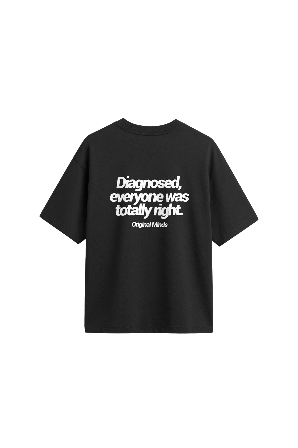 Diagnosed - Women's T-shirt Oversized Fit · Off black · back