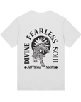 Divine Fearless Autism Mom - Women’s T-shirt Regular fit — back