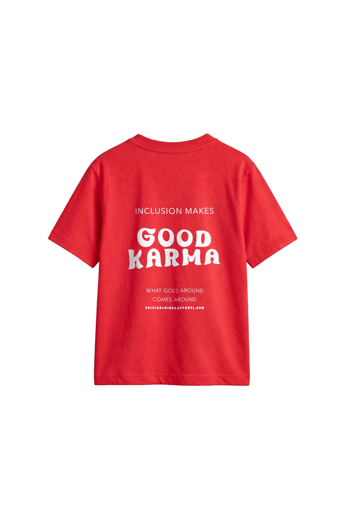 Good Karma - Kids T-shirt Bright Red — back