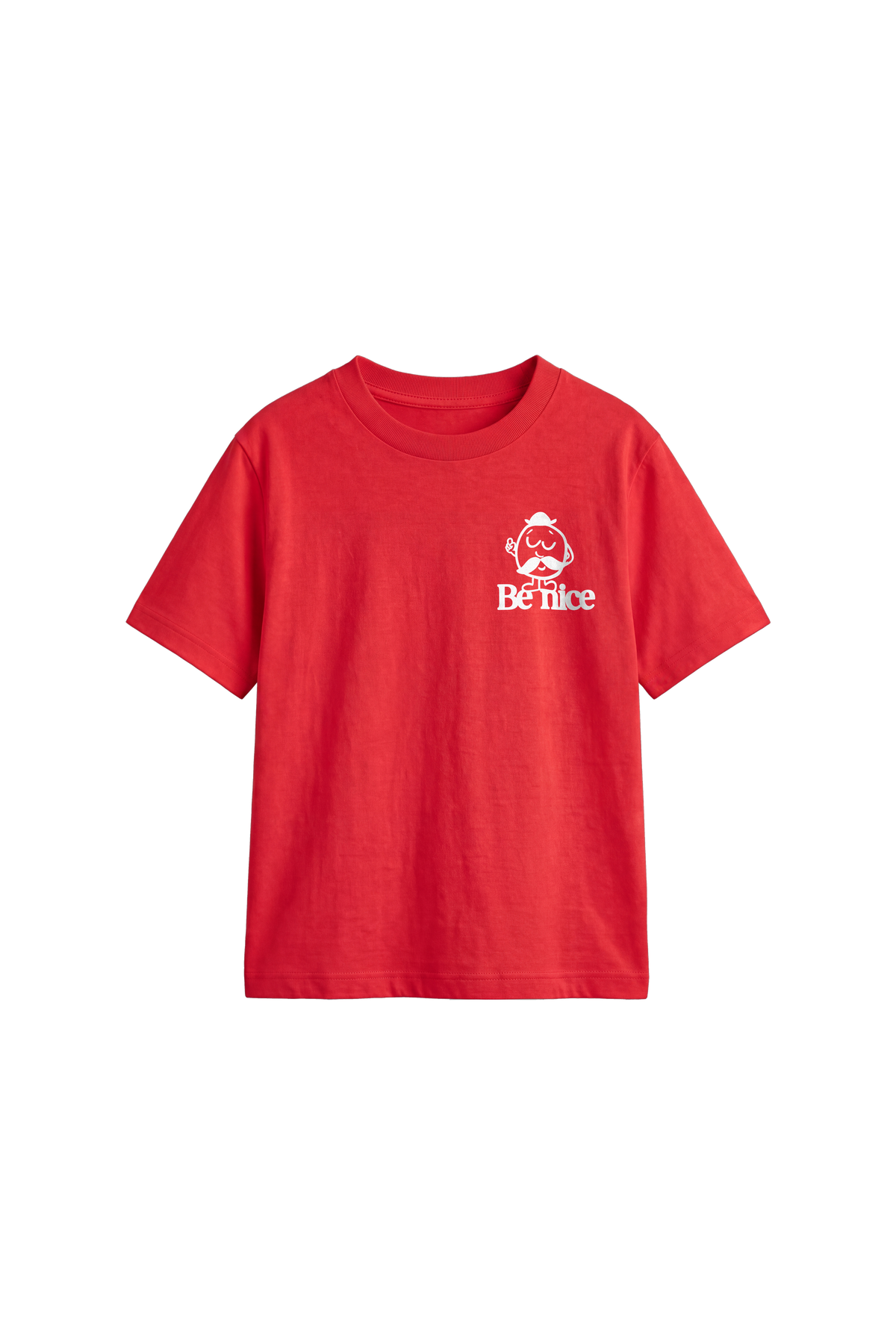 Important to be nice - Kids T-shirt Bright Red — front