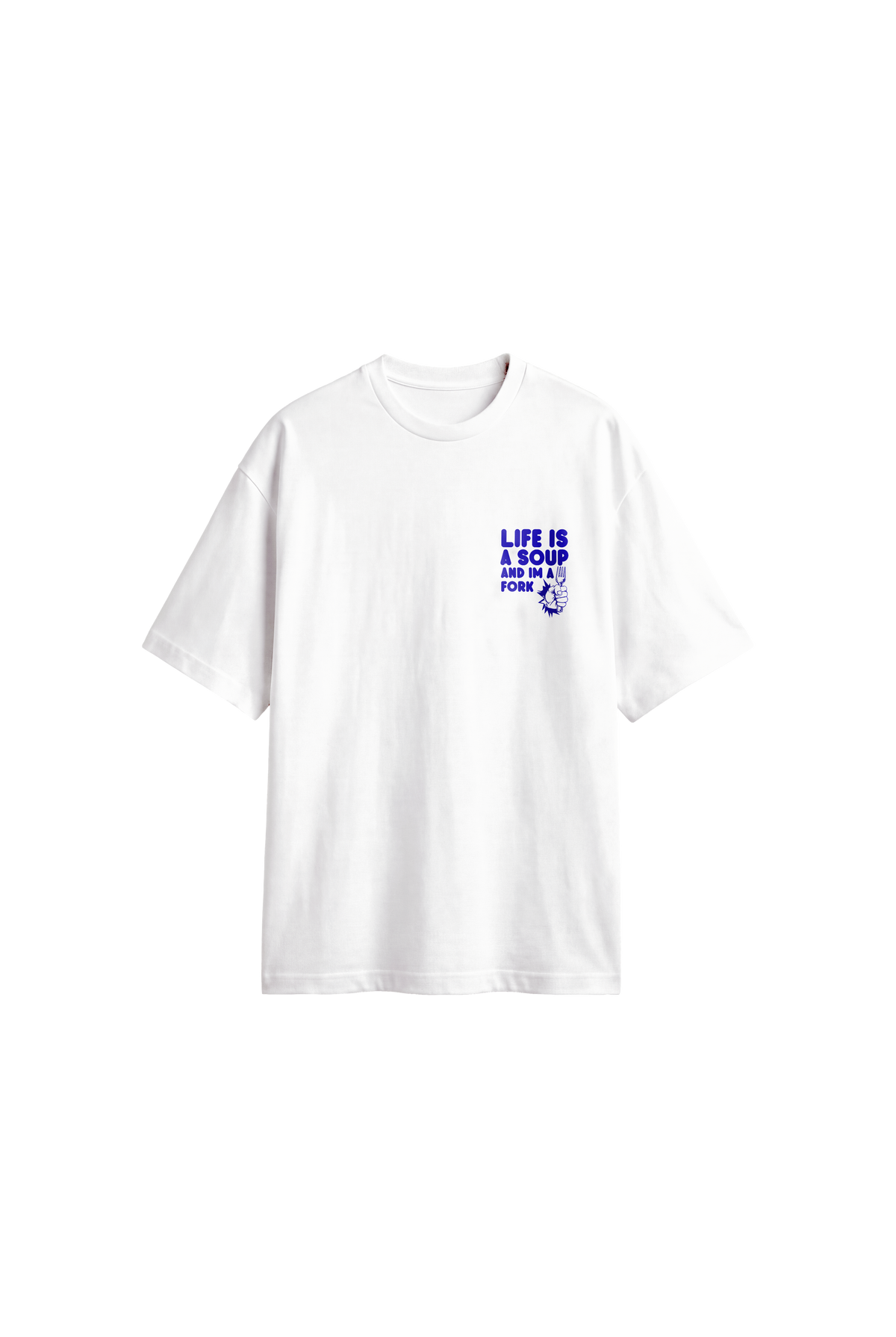 Life Is A Soup - Men's T-Shirt Oversized Fit front