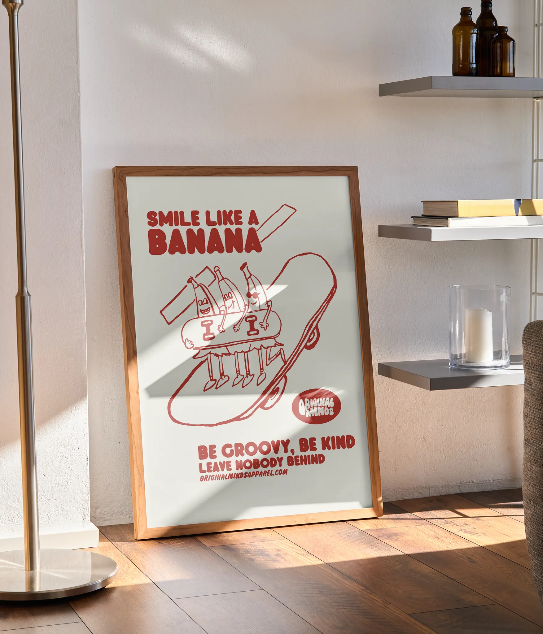 Smile Like A Banana Red - Poster