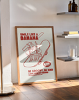 Smile Like A Banana Red - Poster