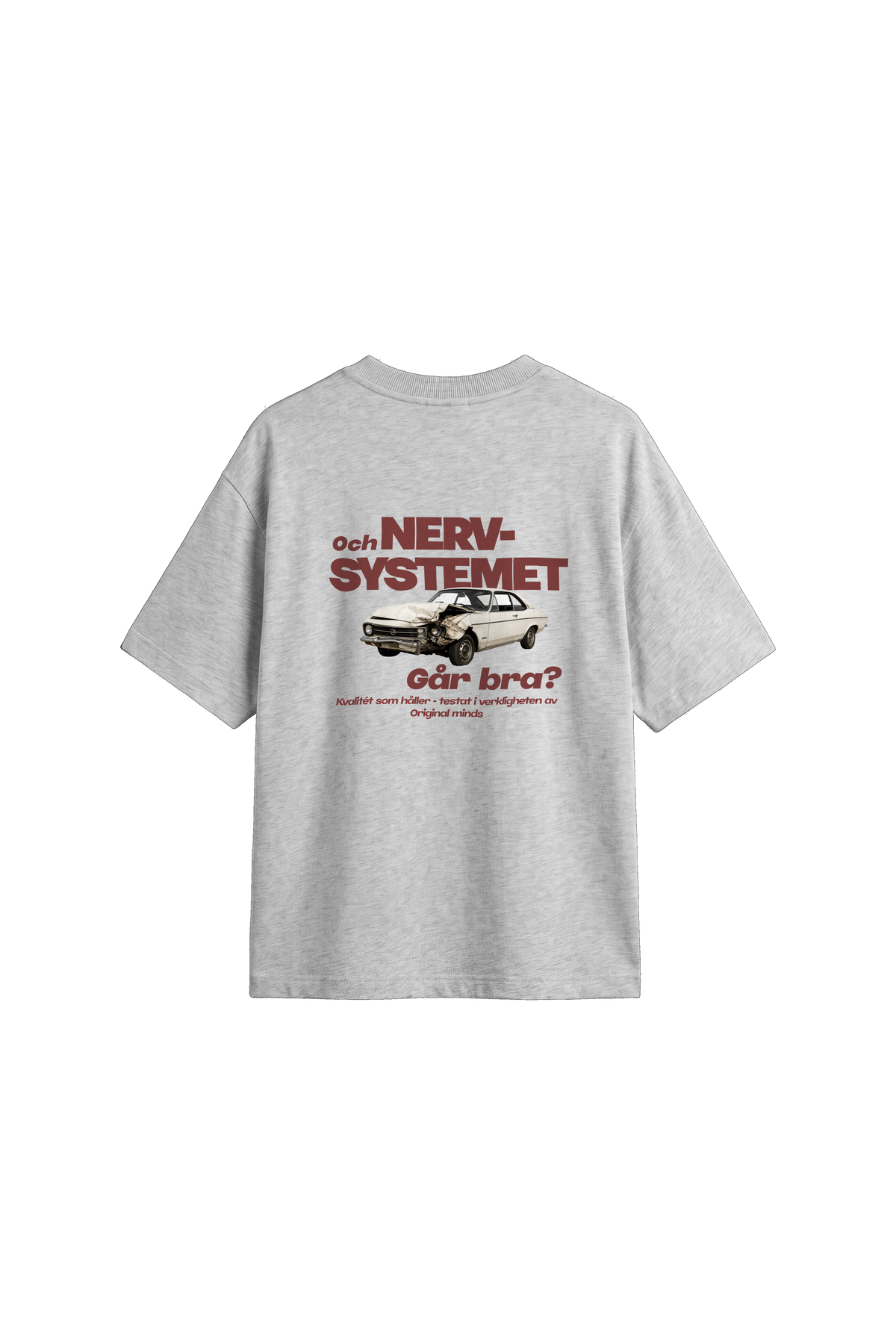 Nervsystemet Går Bra - Womens T-shirt Loose Fit — back