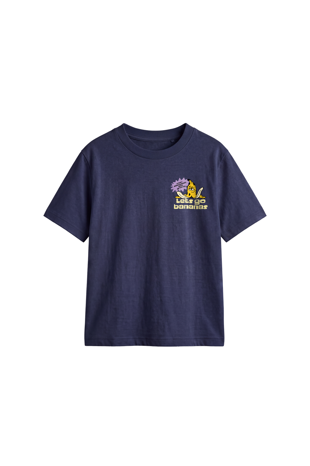 Overstimulated - Kids T-shirt French Navy — front