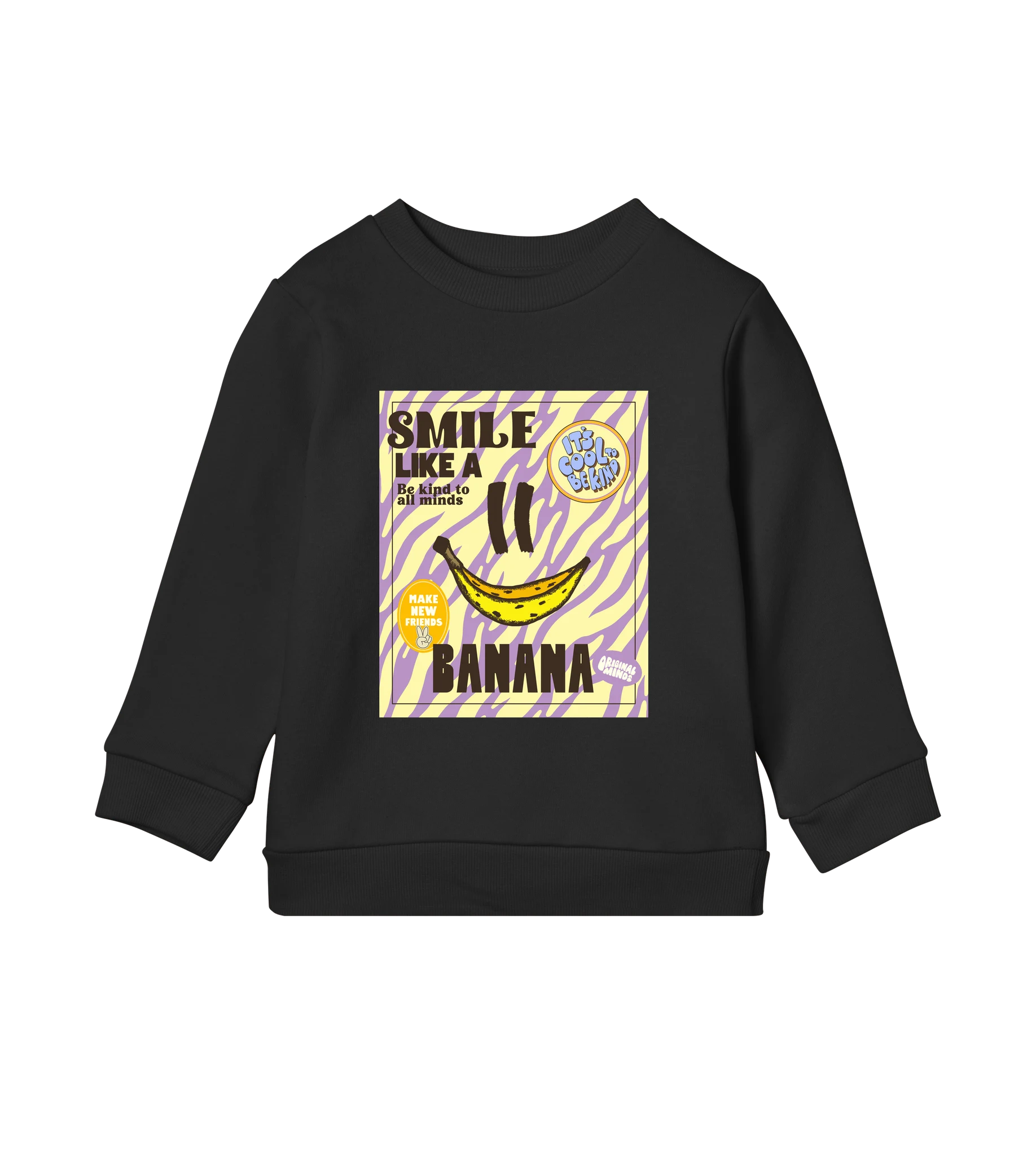 Smile Like A Banana - Kids Sweatshirt