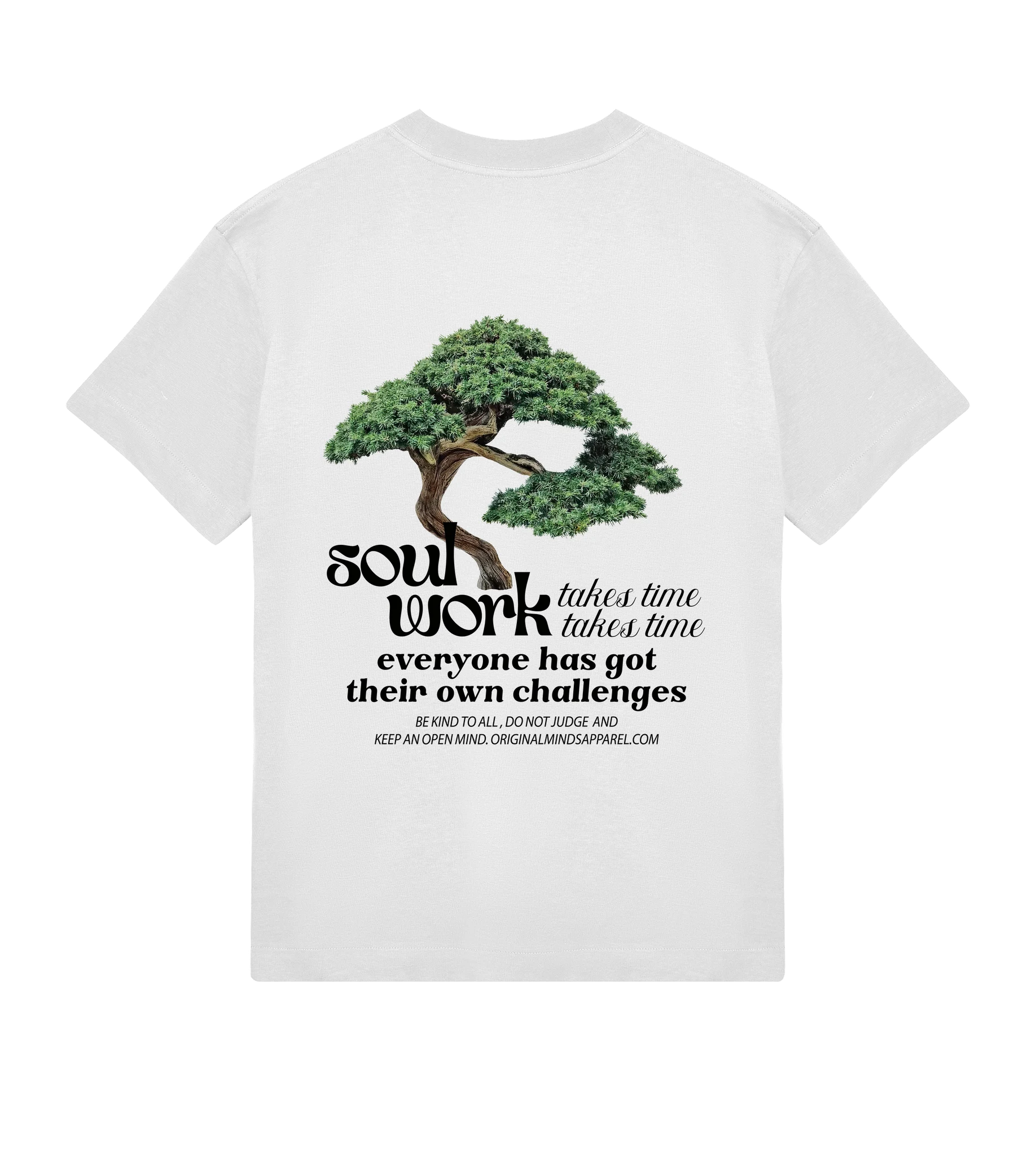 Soul Work -  Men’s T-shirt boxy fit — back