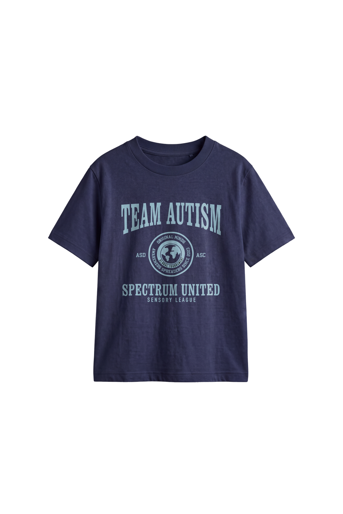 Team Autism - Kids T-shirt French Navy — front