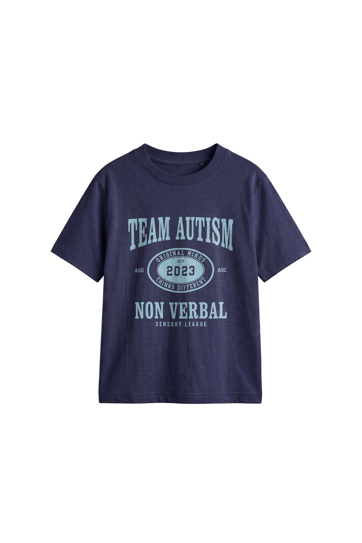 Team non verbal - Kids T-shirt French Navy — front