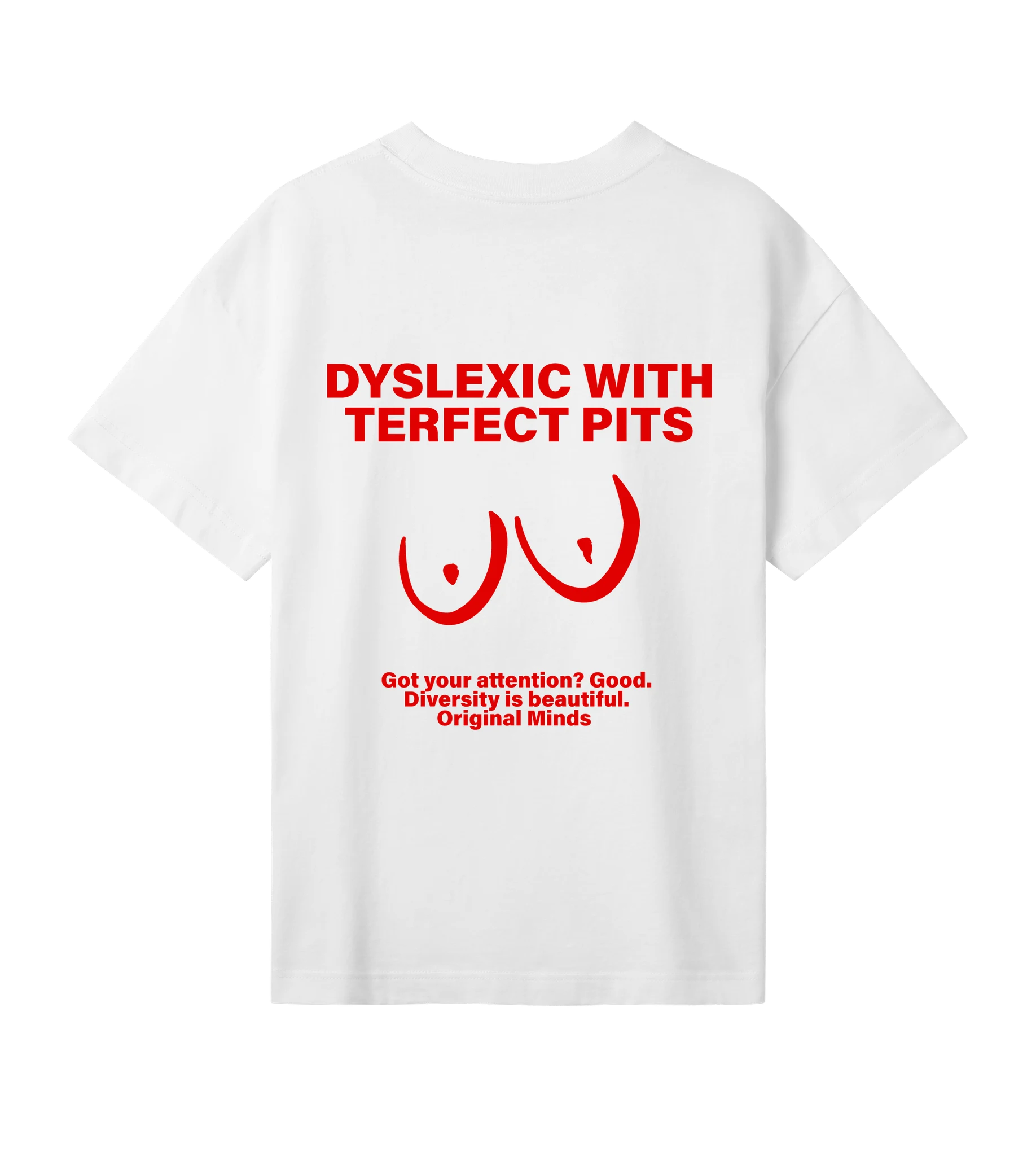 Terfect Pits - Women’s T-shirt oversized fit — back