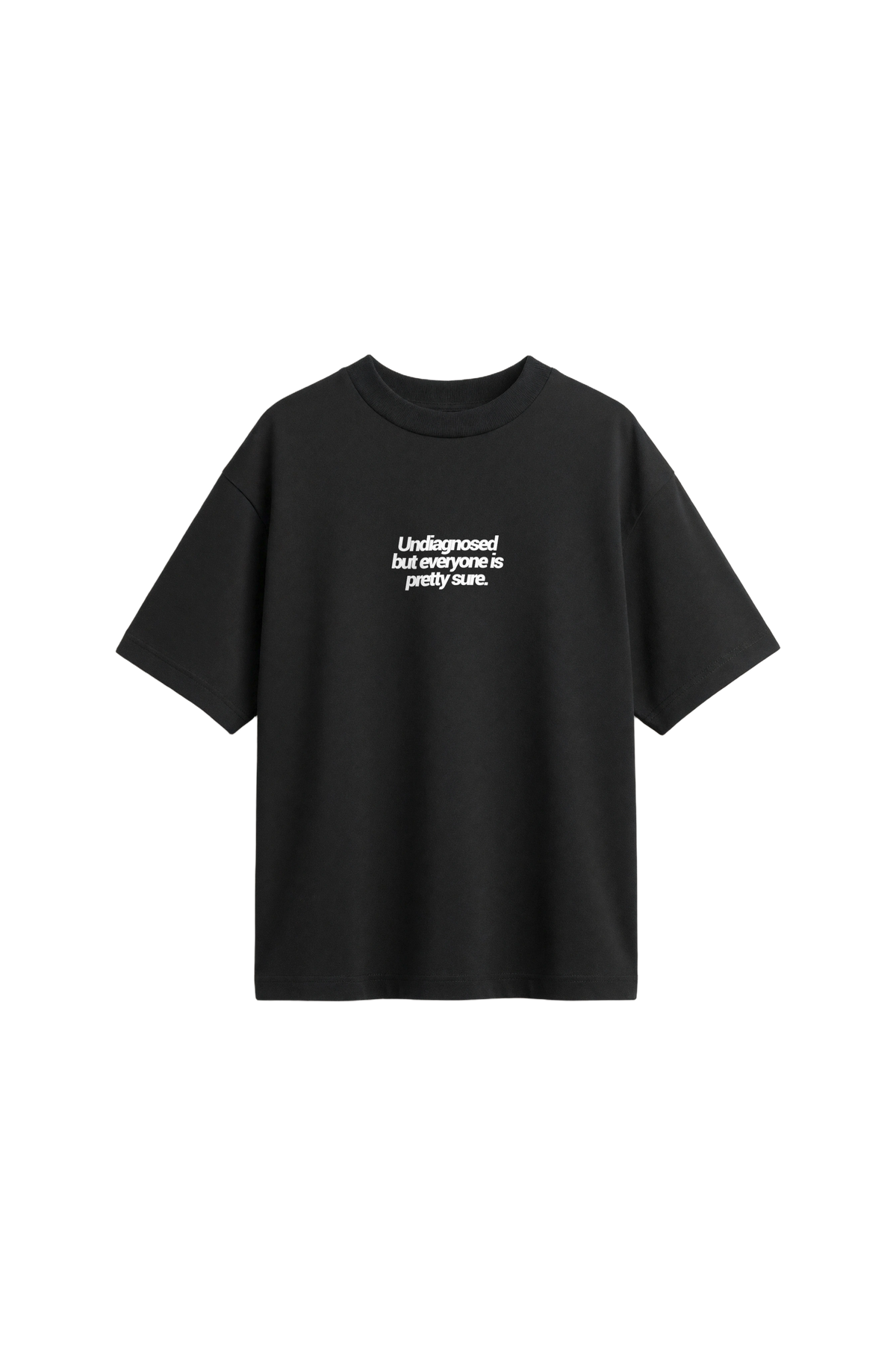 Undiagnosed - Women's T-shirt Oversized Fit · Off black · front