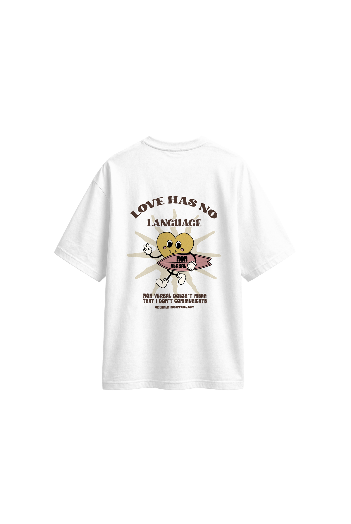 Verbal surf - Men's T-Shirt Oversized Fit back